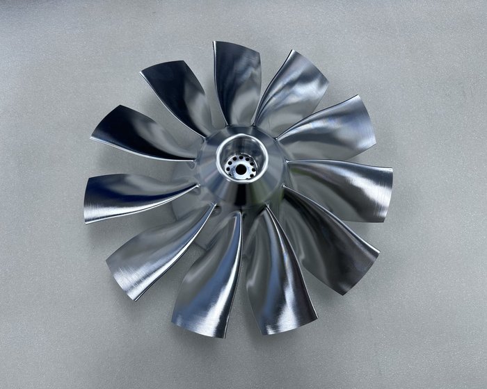 5-axis CNC machined impeller
