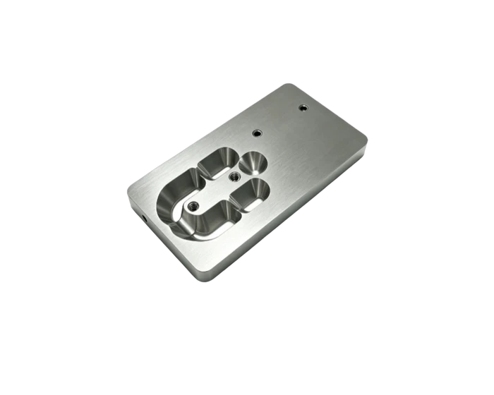 303 Stainless Multi Slot Locating Panel, P7 Dowel Bores Both Faces Milled, view 3
