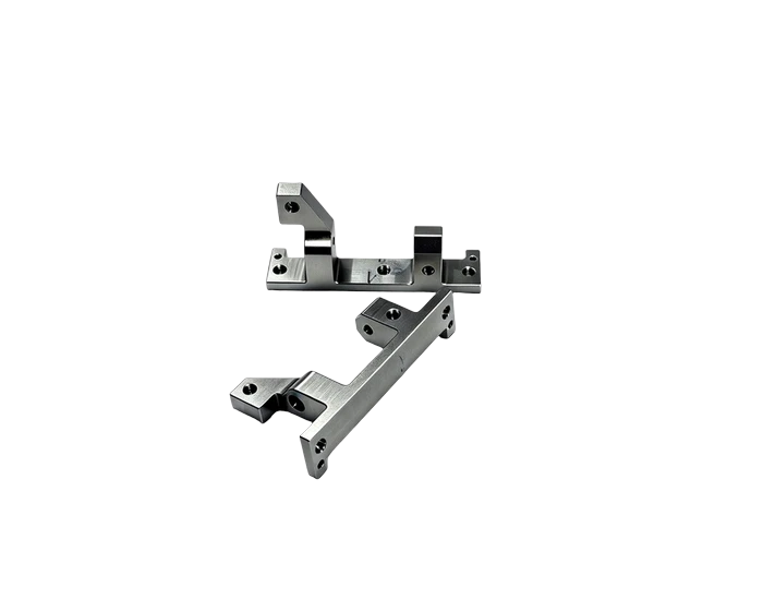 6061 Instrument Bracket, Multi Step with Ø4 H9 Bores, Black Anodized, view 2