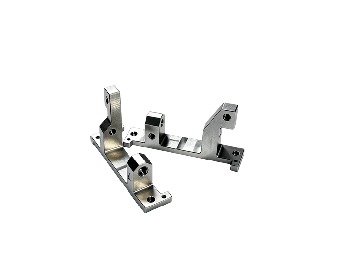 6061 Instrument Bracket, Multi Step with Ø4 H9 Bores, Black Anodized, view 4