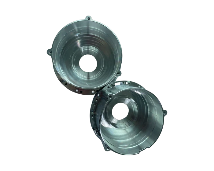 Motor housing, reverse bore and step detail
