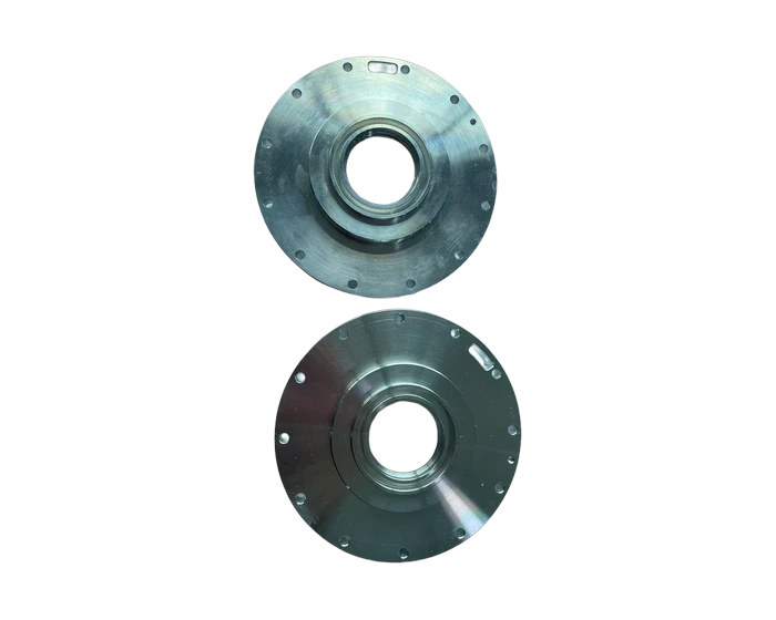 Motor housing, three quarter view