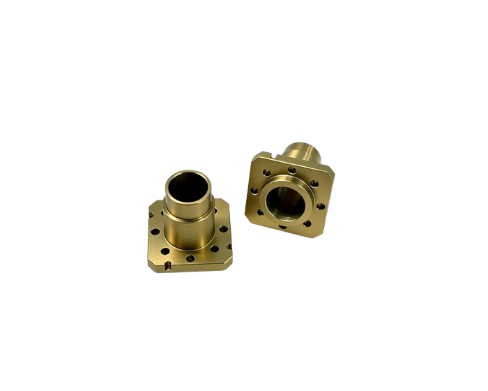 7075-T6 Brake Shaft, Multi Step with Flange, Hard Anodized 0.1 mm, view 2
