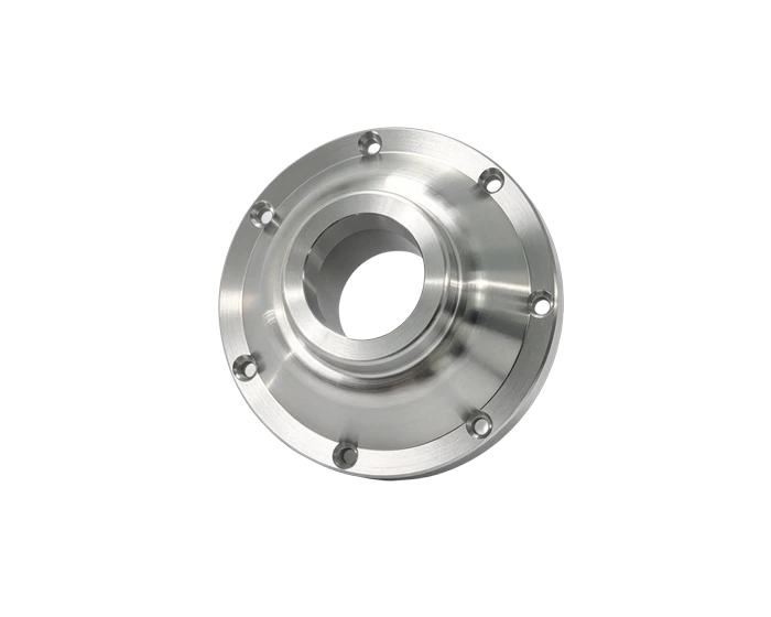 7075-T6 Hard Anodized End Cap, Ø56 mm with H7 Spigot, view 4