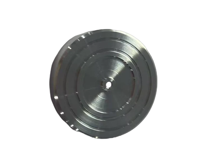 7075-T6 Lock Nut M28 x 0.5, Multi Groove Lightweight Design, view 2