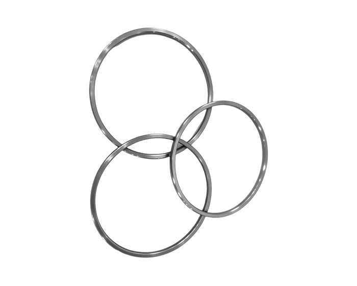 45 Steel Motor Stator Retaining Ring, Quenched and Tempered, Ground Faces, view 3