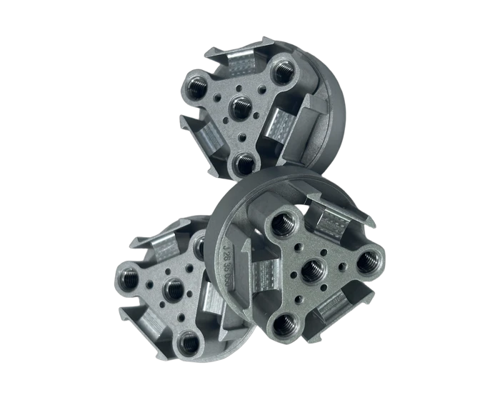 Triangle mounting base, three quarter view