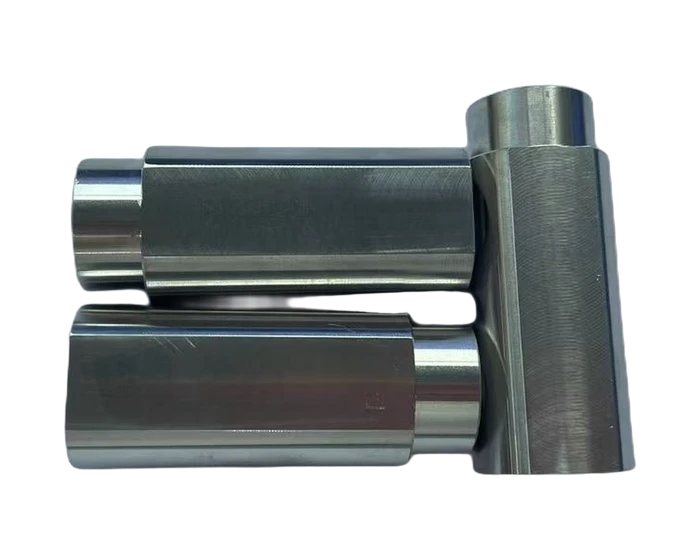 Bayonet air cylinder adapter, hex and stem detail