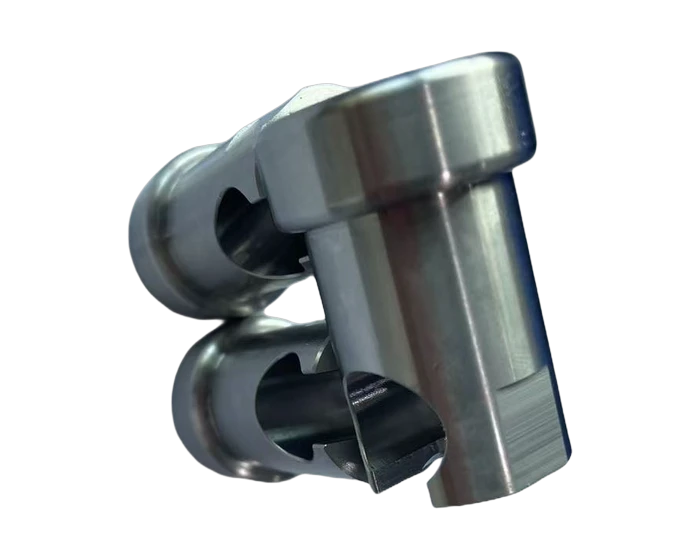 Bayonet air cylinder adapter, threaded bore detail