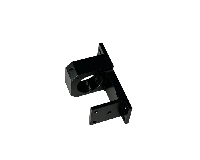 Black Anodized Optical Mount, 6061 with M1.6 to M3 Thread Field, view 2