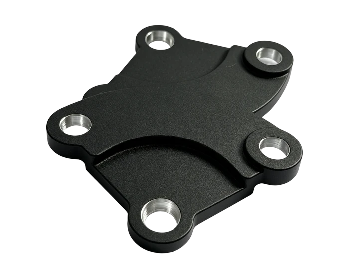 Triangle connector, underside and casting surface