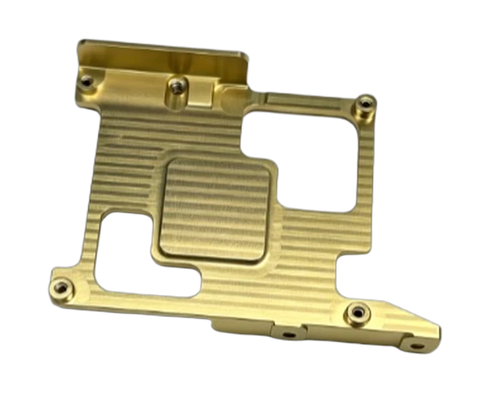 Chromate Conversion Coated Aluminum Frame, 5-Axis Milled Lightening Pockets, view 2