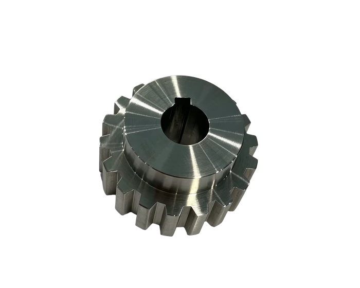 Custom Timing Sprocket from Ø60 Bar, Minimal Clearance Tooth Profile, view 2