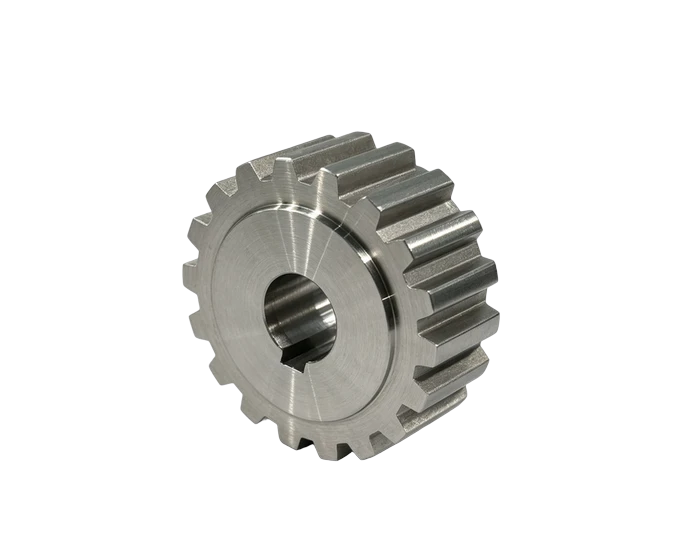 Custom Timing Sprocket from Ø60 Bar, Minimal Clearance Tooth Profile, view 3