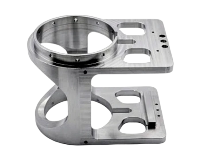 Dual-column joint frame, front view with arc window