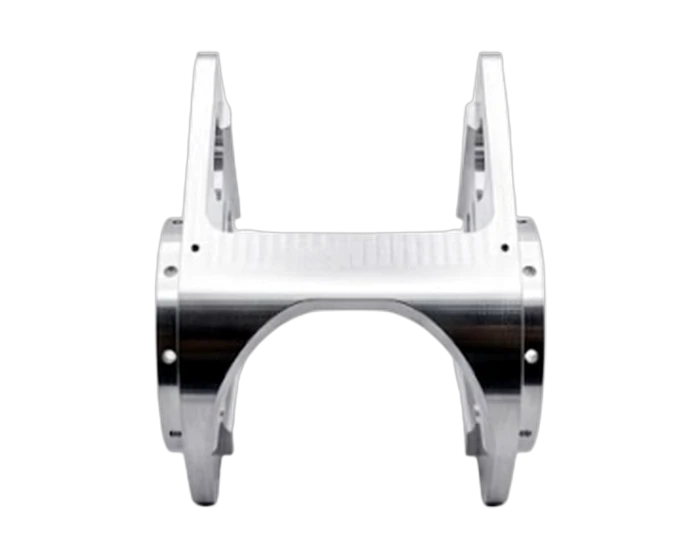 Dual-column joint frame, three quarter view