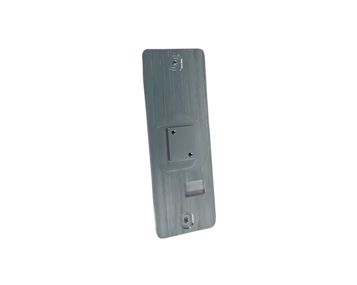 Elongated Mounting Cover Plate, Aluminum with M3 and M2.5 Pattern, view 3