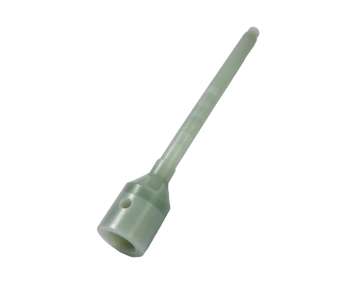 G-10 Epoxy Glass Rotary Torch Guide Tube, 204.82 mm with 6.48 mm Through Bore