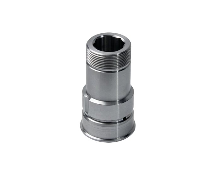 Internal Spline Threaded Sleeve, 40Cr Alloy Steel with 1.283-16 UN Thread, view 5