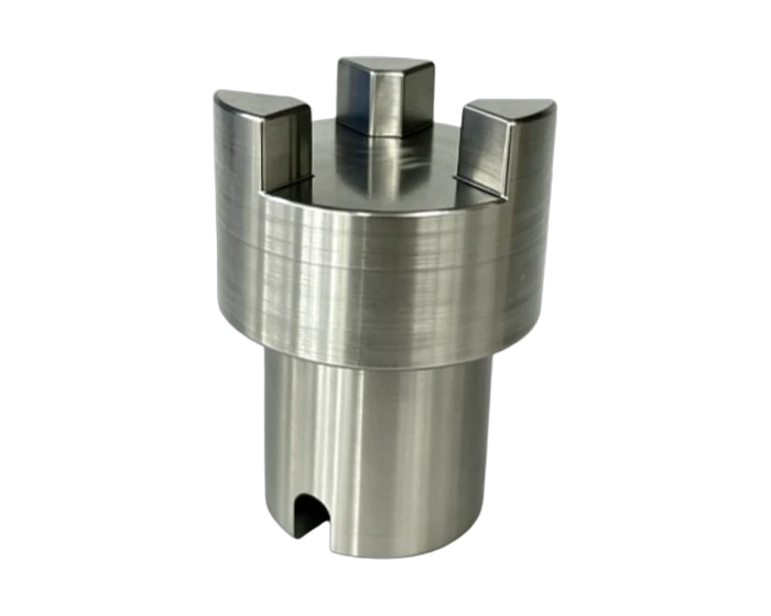 304 Stainless Jaw Clutch Shaft End, view 5