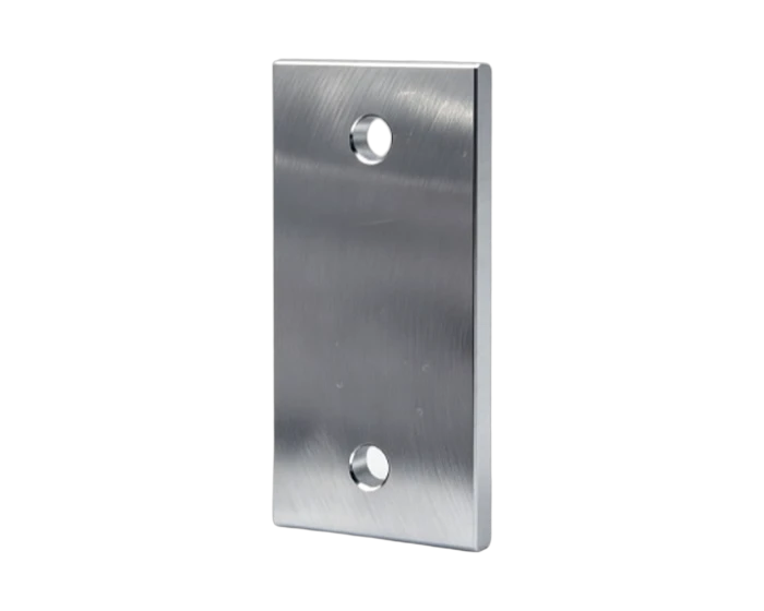 7075-T6 LCD Hinge Base, Clear Anodized, with 0.025/0.050 Pivot Bores, view 4