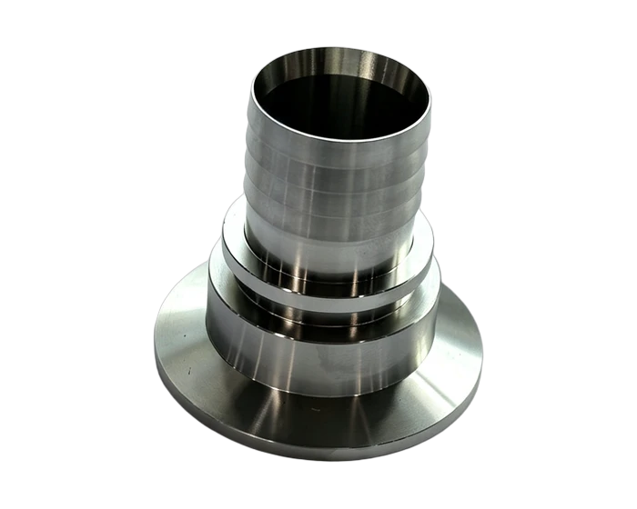 304 stainless liquid cooling adapter, front view