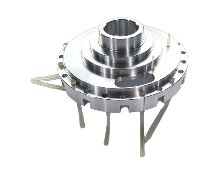 7075-T6 Motor Bearing Housing, H7 Bore, Equally Spaced Hole Pattern