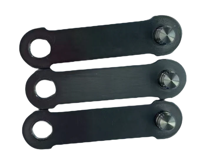 Nitronic 60 shrink-fit linkage assembly, flat plate view