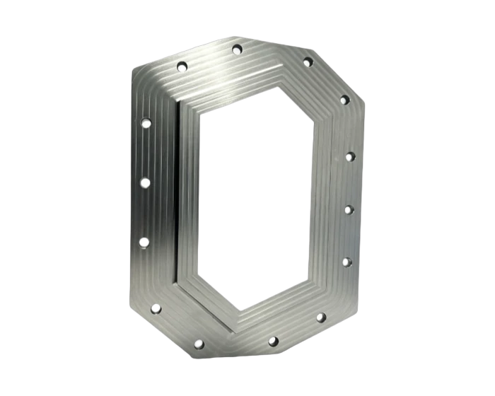 TC4 Titanium Octagonal Sealing Flange Block, view 2