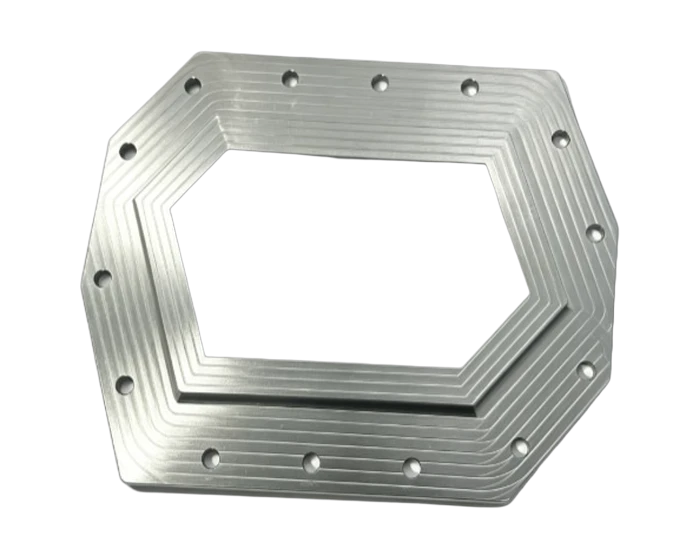 TC4 Titanium Octagonal Sealing Flange Block, view 3