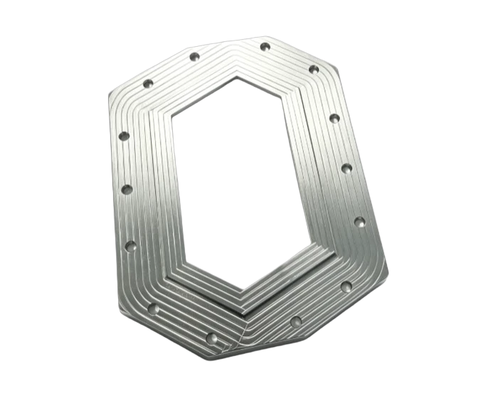 TC4 Titanium Octagonal Sealing Flange Block, view 4