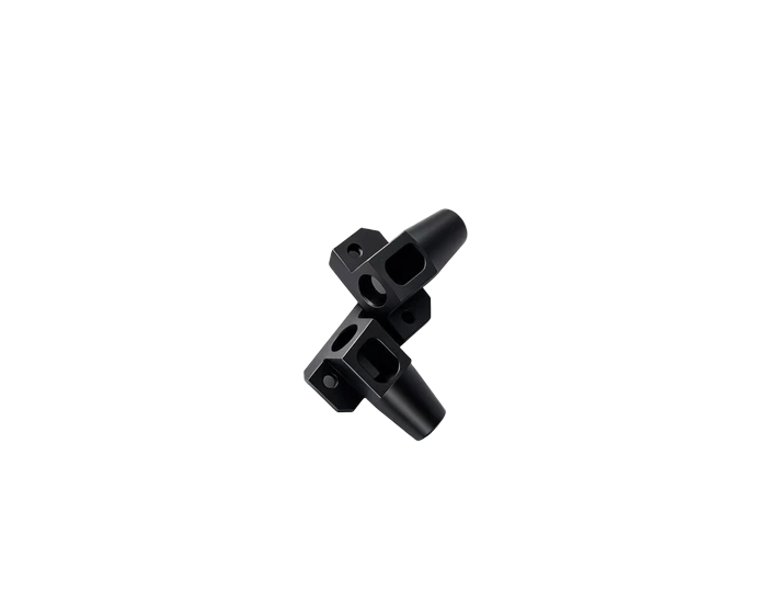 Optical Power Meter Cable Clip, 6061 Turn Mill Machined, 18 mm Long, view 2