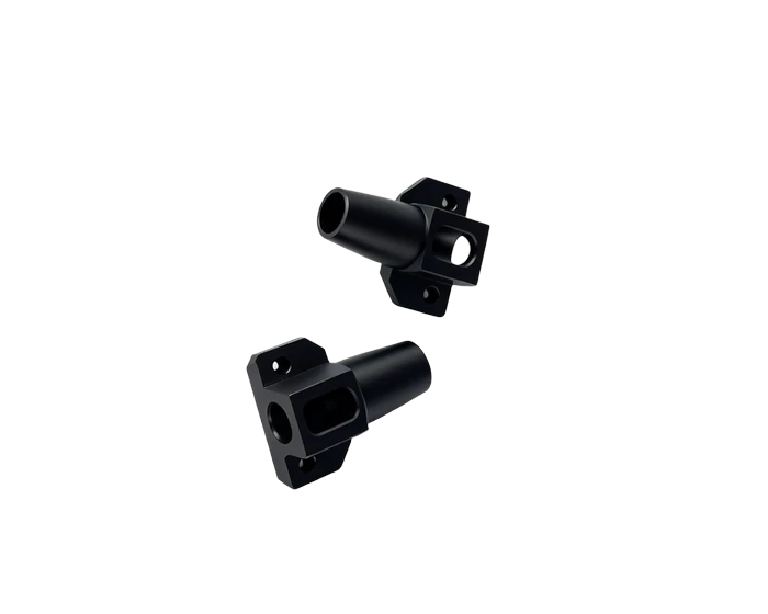 Optical Power Meter Cable Clip, 6061 Turn Mill Machined, 18 mm Long, view 3