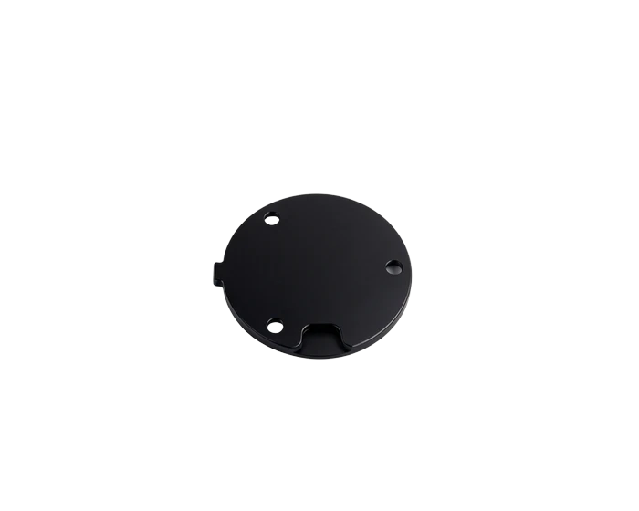 Optical Power Meter Cover, Ø50 x 1.5 mm Thin Disc, Black Anodized