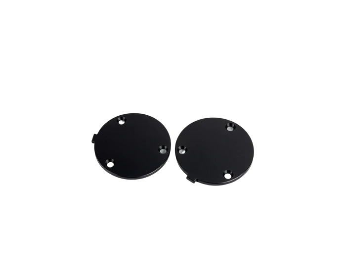 Optical Power Meter Cover, Ø50 x 1.5 mm Thin Disc, Black Anodized, view 4