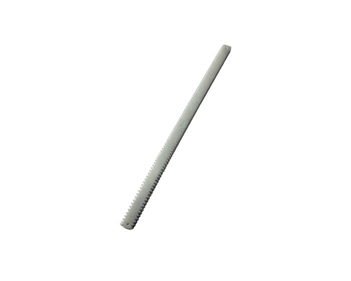 PA66 White Gear Rack, 470 mm Long, 20 Degree Pressure Angle