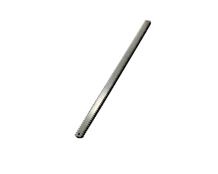 PA66 White Gear Rack, 470 mm Long, 20 Degree Pressure Angle, view 4
