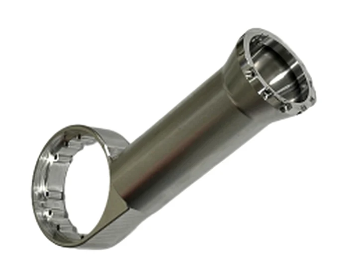 L-Shaped Right Arm Rod with Internal Spline and Bolted Flange, view 2
