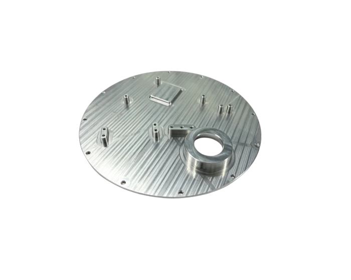 Precision Round Baseplate Cover, Ø180 mm 6061-T6 Sensor Packaging Plate