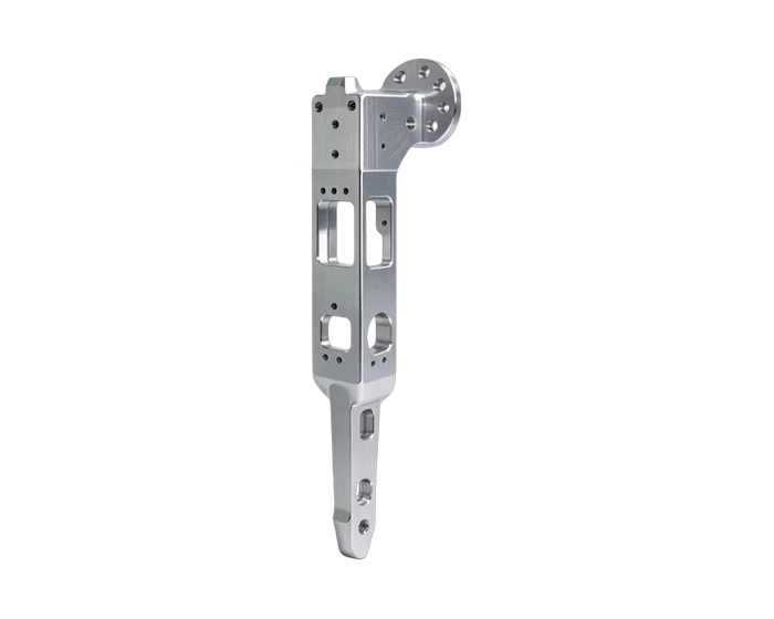 Robotic Multi-Axis Arm Frame, 5-Axis Milled Skeletonized 7075-T6 Billet, view 2