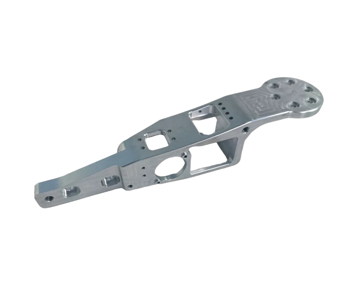 Robotic Multi-Axis Arm Frame, 5-Axis Milled Skeletonized 7075-T6 Billet, view 3