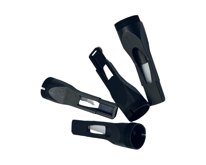Optical interface body, skeleton windows and bearing stop detail