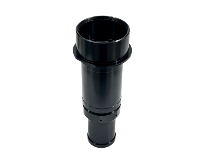 Black Anodized Stepped Lens Barrel, 6H/6g Optic Threads, Coaxiality 0.015 mm, view 2