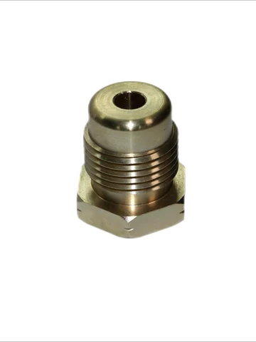Titanium alloy lens gasket sealing joint, seal face detail
