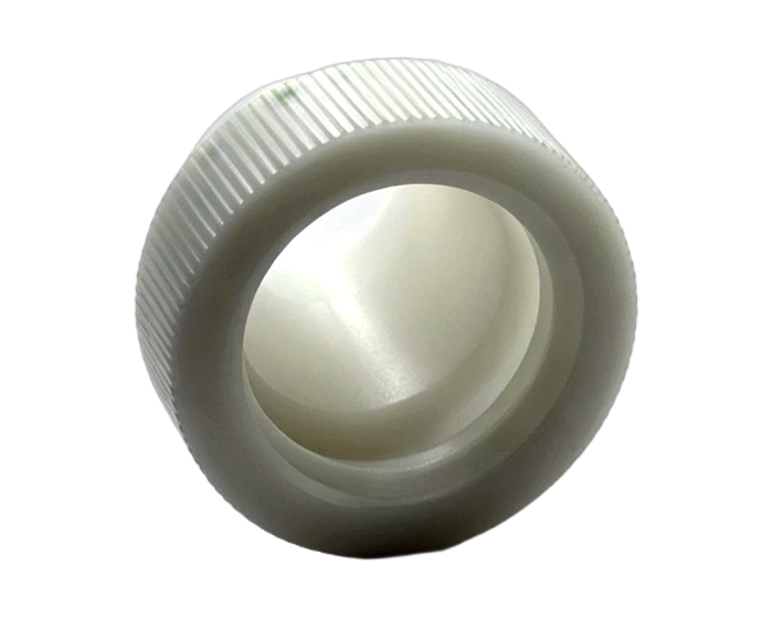 POM end head, threaded bore detail